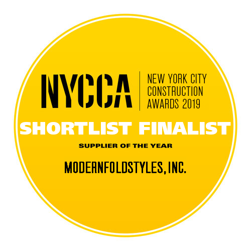 NYCCA 2019 Shortlist Finalist "Supplier of the Year"