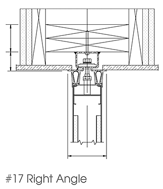 Acousti-Seal Track 17 right angle