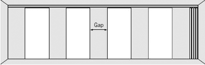 ComfortDrive gapped panels diagram