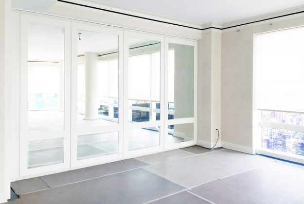 Acousti-Seal 932 custom single mirrored panels