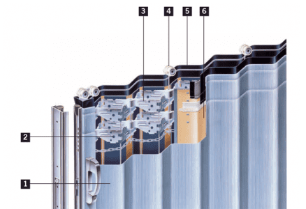 Modernfold Soundmaster Accordion diagram