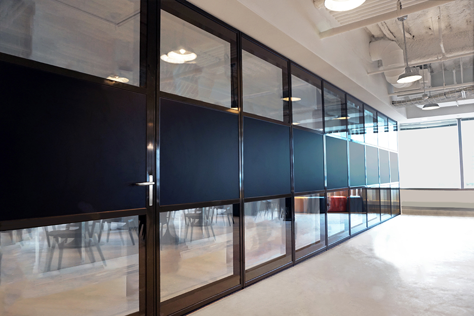 acoustic movable glass wall - acousti-clear