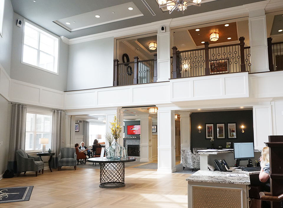 Atria Norwood NJ Senior Living atrium