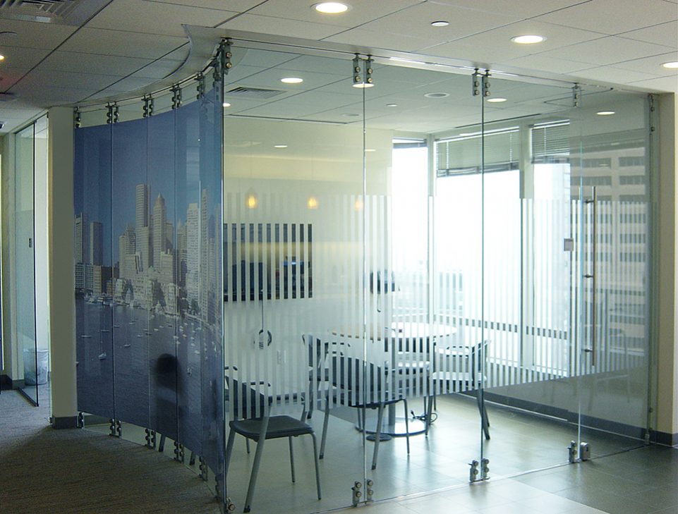 modernfold hsw-gp moveable glass wall