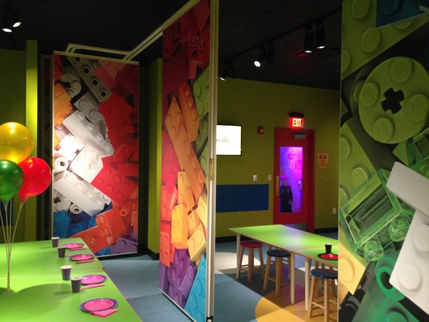Acousti-Seal 931 single panel operable partitions installed at Legoland