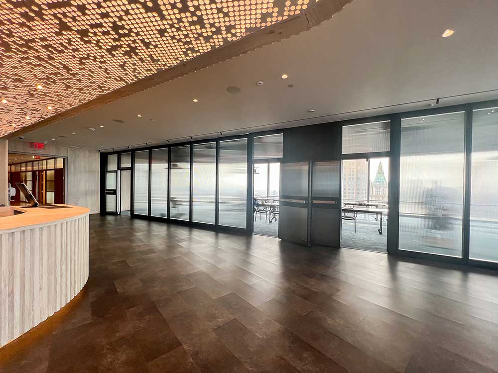 Modernfoldstyles Modernfold Acousti Clear 7wtc 3 Glass Walls And Operable Partitions By