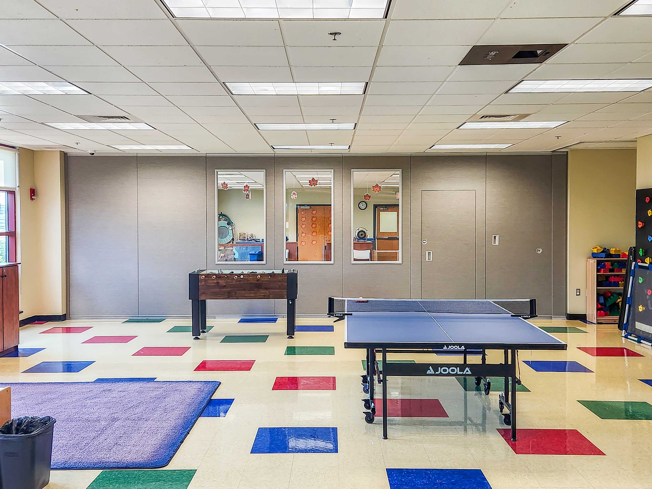 Enhancing Community Engagement YMCA Refurbishes Modernfold AcoustiSeal Premier Panels