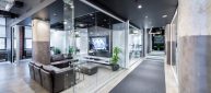 moodwall P2 office front glass walls