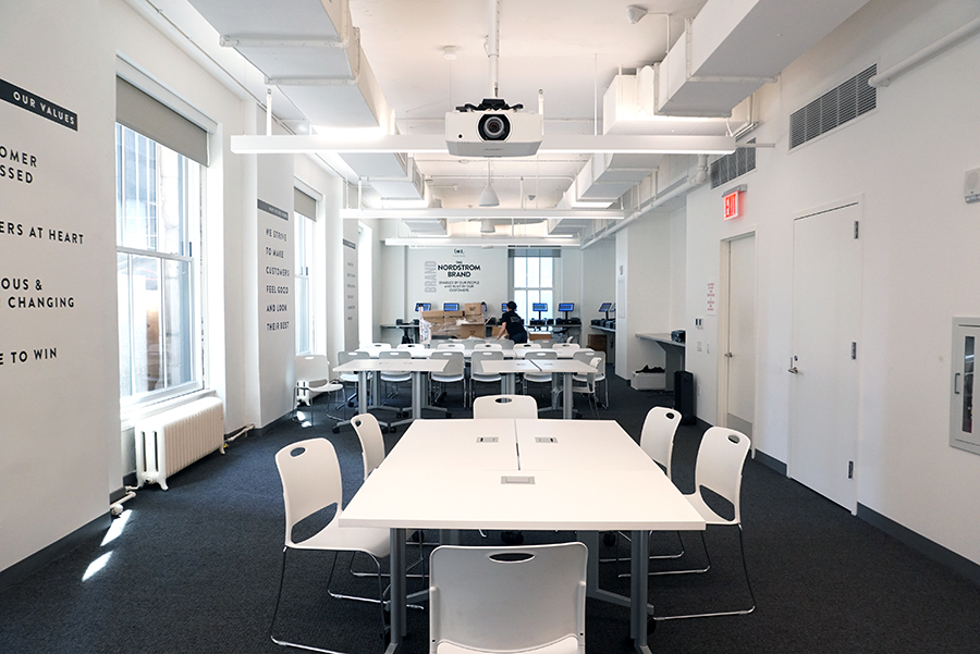 Nordstrom Training Room - Encore paired panels markerboards