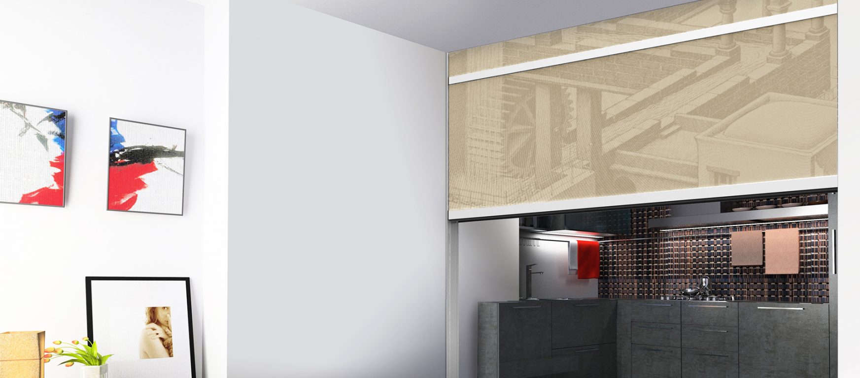 TUDELÜ UP Retractable Walls and Room Dividers by ModernfoldStyles