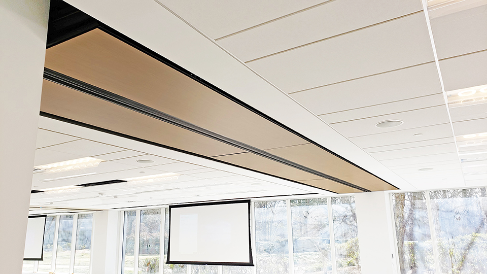 vertical retractable wall - Skyfold Classic ceiling pocket